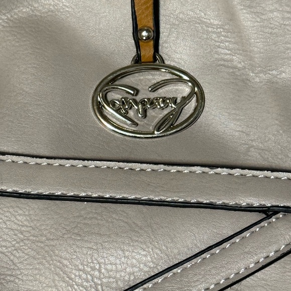 Gray and Brown Hobo Bag - Picture 4 of 13